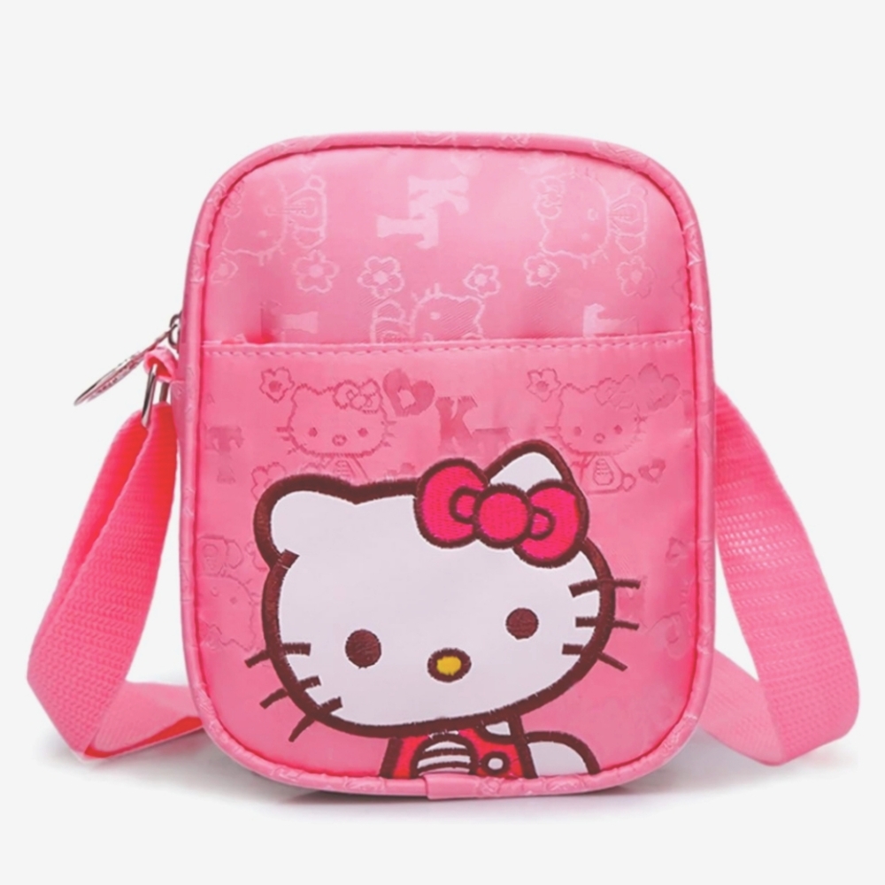 Pink Mini Bag for Girls, Cute Canvas Crossbody Purses
